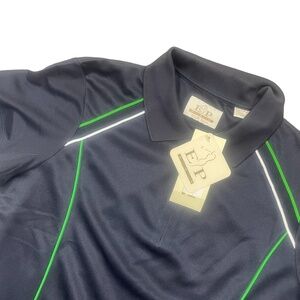 EP‎ Tour Tech Medium Zip Polo New w/ Tags 1/4 Zip 100% Poly